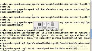 Apache Spark SQL with examples Dataframe dataset Sparksession sparkcontext and sqlcontext [upl. by Attenauqa665]