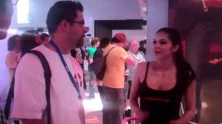 Chris LaPorte amp Adrianne Curry at E3 [upl. by Jeannie]