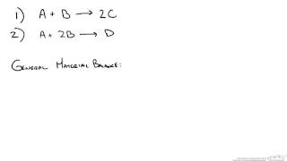 Two Reactions Extent of Reaction Method [upl. by Folsom]