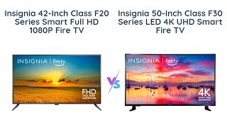 Insignia 42inch F20 Series vs 50inch F30 Series Smart TVs 📺 [upl. by Eltsirhc]