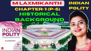 Historical Background  Indian Polity  M Laxmikanth Chapt1P5 [upl. by Hilten]