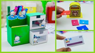 DIY Miniature Crafts Idea  Paper Craft Ideas  Easy Craft Ideas  school hacks  mini Paper Drawer [upl. by Anecusa]