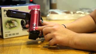 Panasonic HCV130 Full HD Camcorder Overview [upl. by Beauvais]