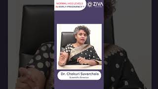 Normal hCG Levels in Early Pregnancy  Dr Chekuri Suvarchala  Ziva Fertility English [upl. by Krilov]