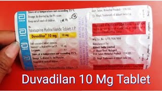 Duvadilan tabletIsoxsuprine 10 Mg इसको कब दिया जाता हेंDosage and Side effect in Hindi [upl. by Morita]