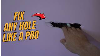 How to patch a hole in wall or ceiling  DIY [upl. by Nomelihp]