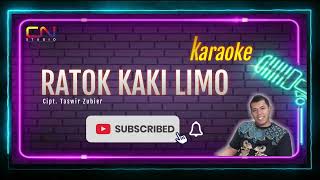 RATOK KAKI LIMO KARAOKE NADA PRIA [upl. by Etteneg402]