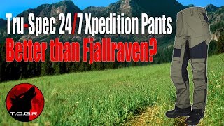 Better than Fjallraven  TruSpec 247 Xpedition Pants  Trail Review [upl. by Bloomer]