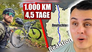 1000km mit dem Fahrrad durch Deutschland in 45 Tagen I The Franklin Reaktion [upl. by Hametaf]