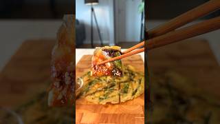 Korean Scallion Pancake Pajeon  Super Easy amp Quick [upl. by Gnurt]