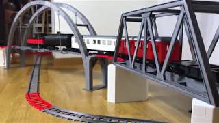 3D printed model trains in action [upl. by Dnomal]