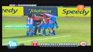 Perú vs Paraguay 41  Eliminatorias 2003 [upl. by Haskel16]