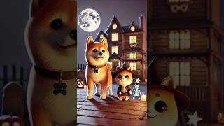 Halloween cat 🎃 dog cat cute funnyvideo puppy funny doglover shorts [upl. by Gibbie]