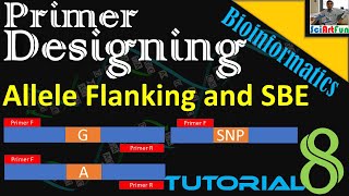 Primer Designing  Allele SNP Flanking and SBE Primers Using BatchPrimer3  Tutorial 8 [upl. by Vale]