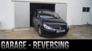 How To Park In a Garage  Tight Space  In Reverse [upl. by Ynattyrb]