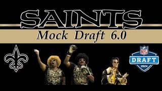 SAINTS Mock Draft Post Free Agency Frenzy [upl. by Ennirroc]