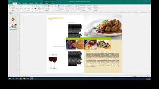 Microsoft publisher 2016 tutorial Design a brochure from Template [upl. by Simara]