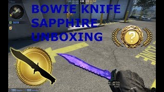 BOWIE KNIFE SAPPHIRE UNBOXING [upl. by Kelbee]