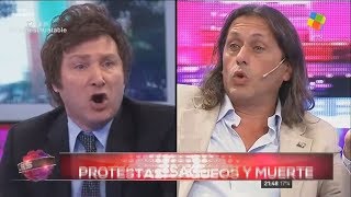 Milei contra un socialista quotYa estarías muerto si no fuera por el capitalismoquot Intratables210417 [upl. by Oninrutas]