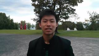 Kerson Leong introduction  Sibelius Violin Competition 2015 [upl. by Nowyt]