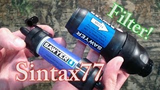 Sawyer Mini Vs Saywer Squeeze Water Filter System [upl. by Abernon804]