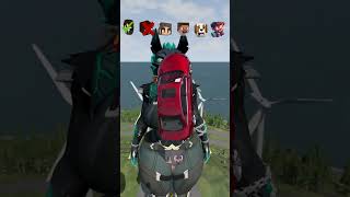 Help Me to Get My Crush Attention In A Car Jump Challenge 10 🚗  BeamNGdrive shorts [upl. by Freya]