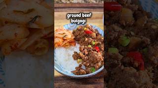 Ground Beef Bulgogi easy amp fun shortsfeed shorts recipe [upl. by Brandwein653]