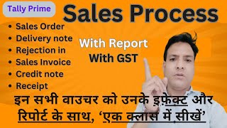 Sales Process in Tally Prime  Sales processing In Tally Prime  Sales Process With GST [upl. by Carlene]