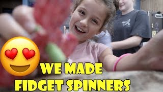 We Made Fidget Spinners 😍 WK 3346  Bratayley [upl. by Assert]