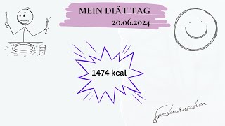 Mein Diät Tag 20062024 mit 1474 kcal [upl. by Pedrick]