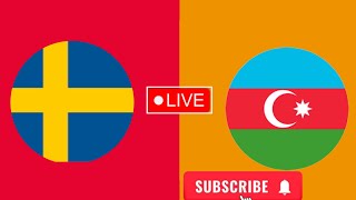 Sweden vs Azerbaijan Live football match today Live UEFA Nations League 2024 [upl. by Amalie]