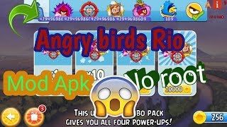 Angry Birds Rio MOD apk Unlimited Shopping hacked [upl. by Anerev]