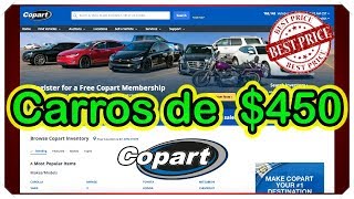 Tutorial Carros de 450 en copart  tips de las subastas [upl. by Kato]