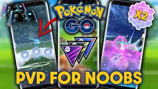 FULL PVP FOR NOOBS GUIDE in POKEMON GO  FASTCHARGE MOVES TURNS SHEILDS amp SWITCHING EXPLAINED [upl. by Anneirb]