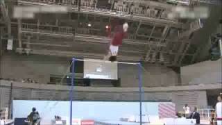 Horizontal Bar Stalder 540 Gymnastics Video [upl. by Mariele136]