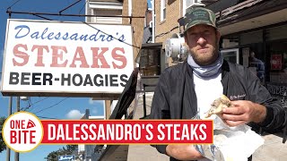 Barstool Cheesesteak Review  Dalessandros Steaks Philadelphia PA [upl. by Ryle299]