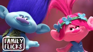 Cant Stop The Feeling  Trolls 2016  Family Flicks [upl. by Ayotahc]