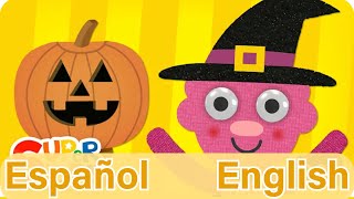 Bilingual Kids Puedes hacer una cara felizCan You Make A Happy Face HalloweenSpanish English [upl. by Sipple]