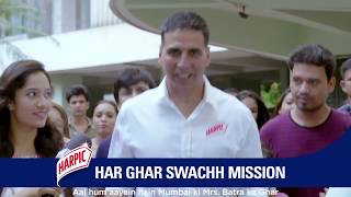 Harpic 1010  Mission Har Ghar Swachh with Akshay Kumar [upl. by Laflam]