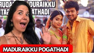 Maduraikku Pogathadi Hd Vídeo Song  Azhagiya Tamil magan  Vijay  Shrija  LATIN GIRL 🇻🇪 [upl. by Enael451]