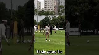 Volta aos treinos do timão Memphis da drible desconcertante em Caetano [upl. by Noiemad]