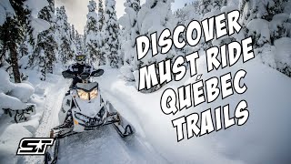 How To Plan The BEST Snowmobile Trip To Québec  Ride Guide and Planning Tools [upl. by Anot]