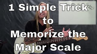 A Simple Trick to Memorize The Major Scale  Steve Stine  GuitarZoomcom [upl. by Marcus149]