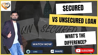 ✳️Secured vs Unsecured Personal Loans Whats the Difference♻️ [upl. by Leiahtan821]