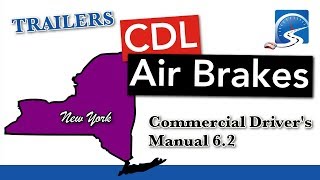 CDL Air Brakes Course S 62  Combination Vehicles  New York State [upl. by Lyckman588]