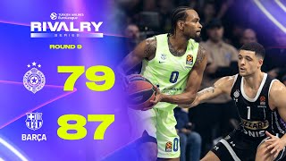 Road Win and First Place  BARCELONA Edges PARTIZAN for Top Spot  BASKETBALL HIGHLIGHTS R9 202425 [upl. by Allana127]