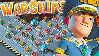 BEST WARSHIPS BASE LAYOUT IN BOOM BEACH [upl. by Assyla608]