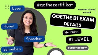 Goethe Exam Update for Hyderabad students  Learn German in Hindi [upl. by Naedan]