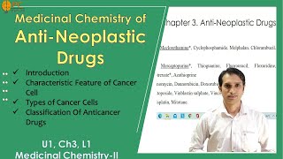 Anticancer Drugs Medicinal Chemistry Part 1 Introduction amp Drug Classifications [upl. by Kamal]