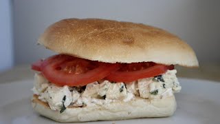 Easy Work Lunches No Mayo Tarragon Chicken Salad [upl. by Aimekahs]